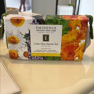 Green and Orange Moisturizer and Body Oil Skincare Set